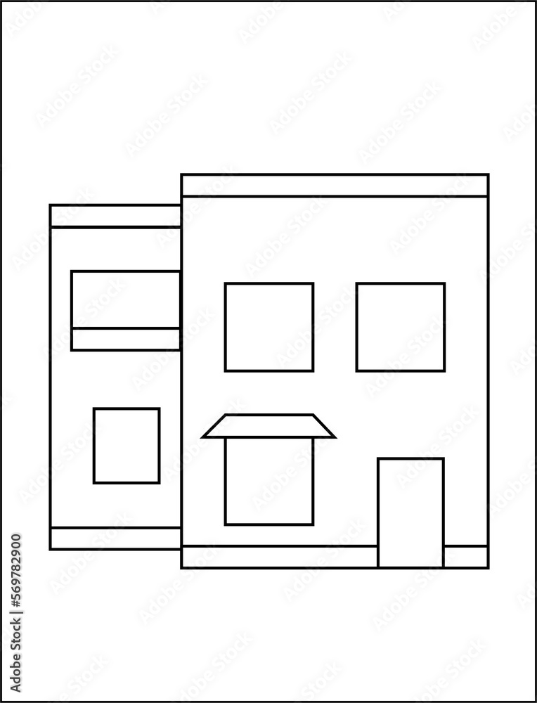 Line Art House. Line Art House.