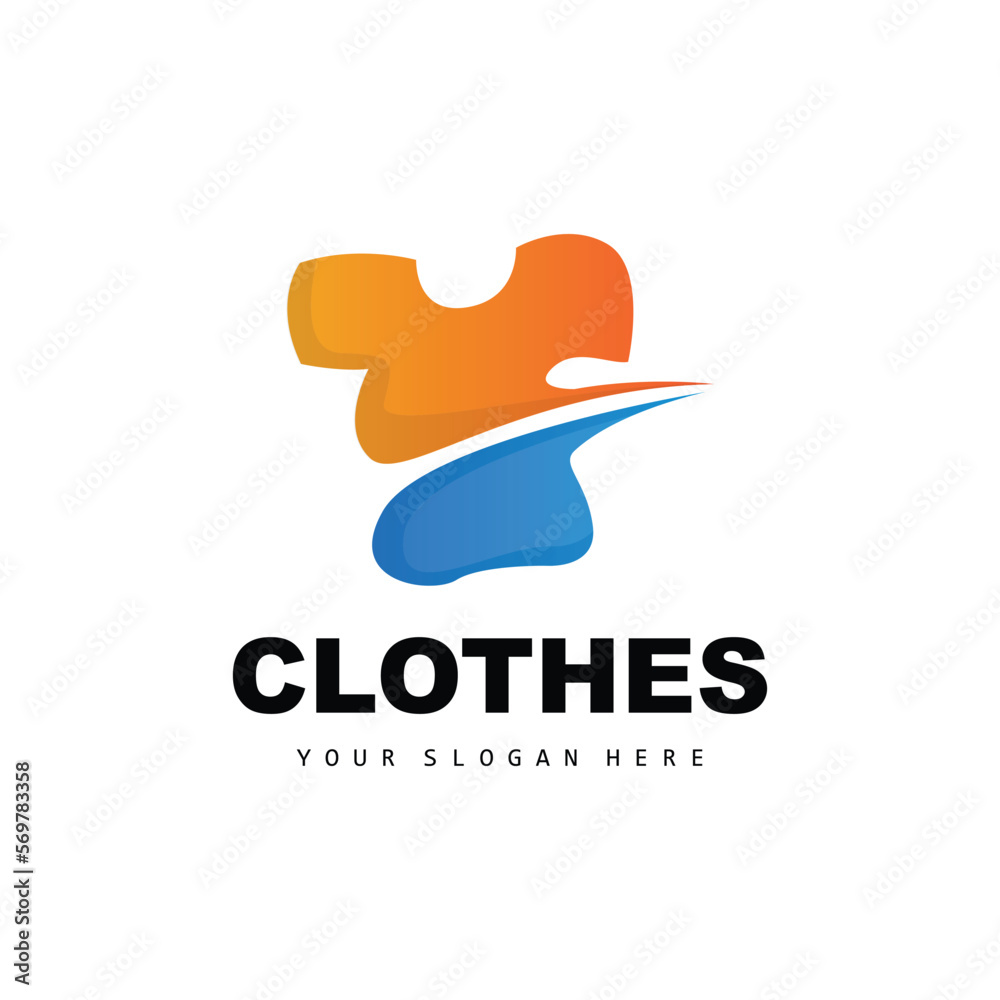 Clothing Logo, Simple Style Shirt Design, Clothing Store Vector, Fashion, Business Brand And Template Icon Clothing Logo, Simple Style Shirt Design, Clothing Store Vector, Fashion, Business Brand And Template Icon