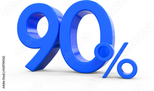 Discount 90 Percent Blue