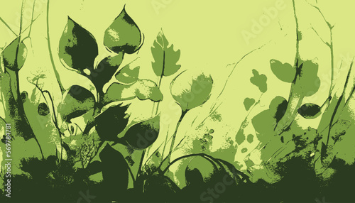plantation abstract plant background illustration vector graphic