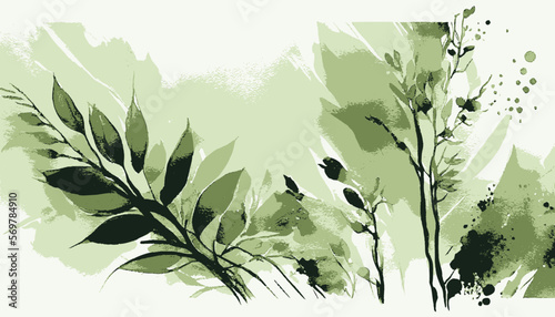 plantation abstract plant background illustration vector graphic
