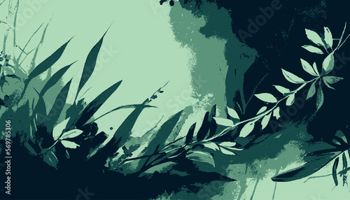 plantation abstract plant background illustration vector graphic