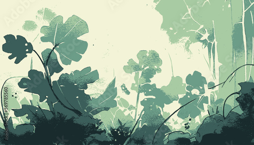 plantation abstract plant background illustration vector graphic