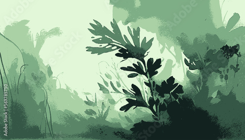 plantation abstract plant background illustration vector graphic