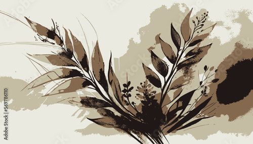 plantation abstract plant background illustration vector graphic