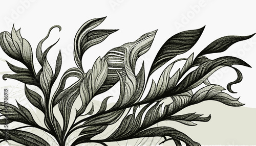 plantation abstract plant background illustration vector graphic