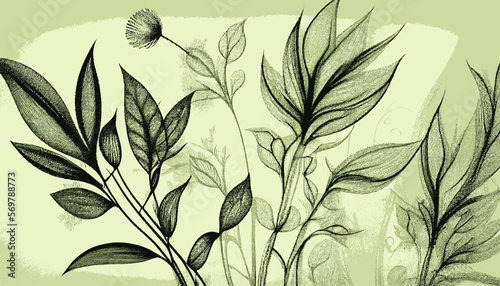 plantation abstract plant background illustration vector graphic