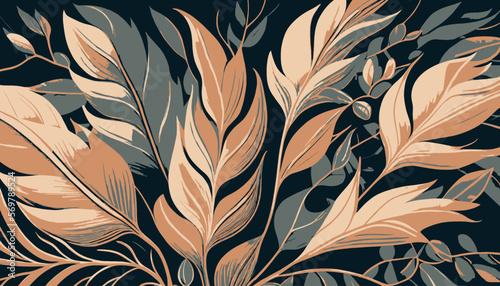 plantation abstract plant background illustration vector graphic