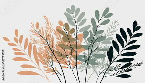 plantation abstract plant background illustration vector graphic