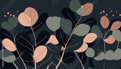 plantation abstract plant background illustration vector graphic