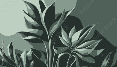 plantation abstract plant background illustration vector graphic