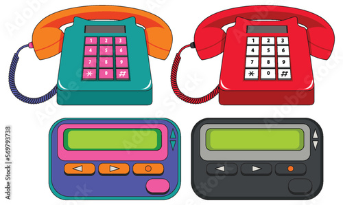 Retro objects and electronic devices