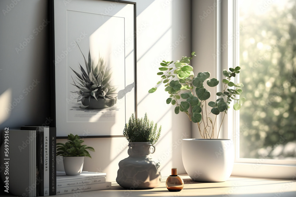 Fototapeta premium living room with window