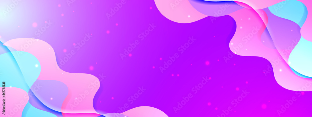 Trendy design template with fluid and liquid shapes. Abstract gradient backgrounds with pastel colours. Applicable for covers, websites, flyers, presentations, banners. Vector illustration.