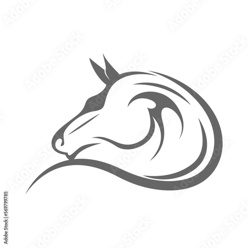 Horse logo icon design