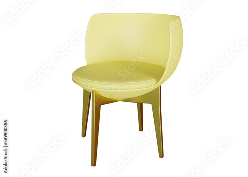3D chair design for interior and furniture needs