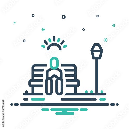 Mix icon for alone