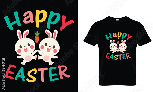 Happy easter funny t shirt design template .easy to print.funny Easter day all purpose t shirt for man and women