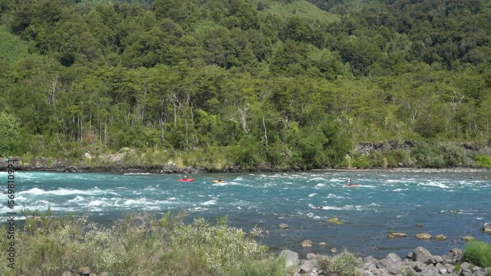 Rio Petrohue close to lago todos los santos