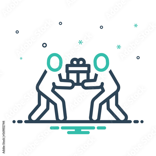Mix icon for give