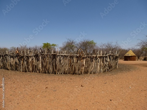 Visit of the Otjikandero himba villge in Namibia