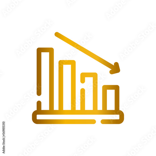 loss gradient icon
