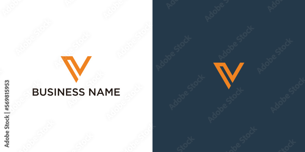 Modern creative V Logo Design Modern creative V Logo Design