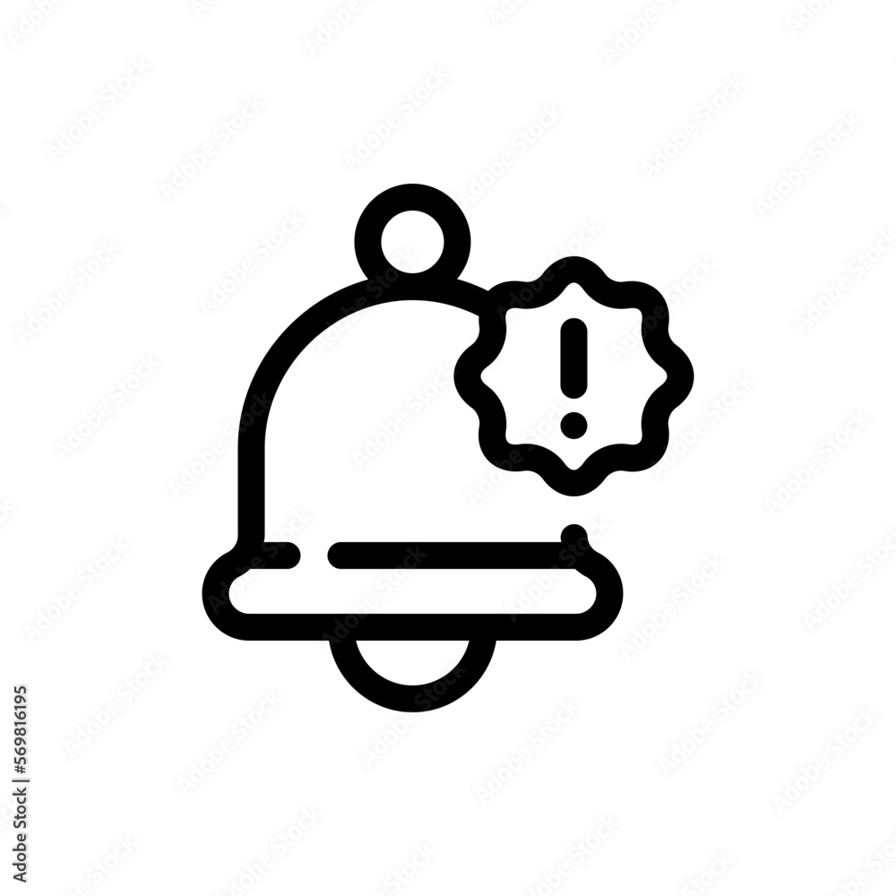 notification line icon