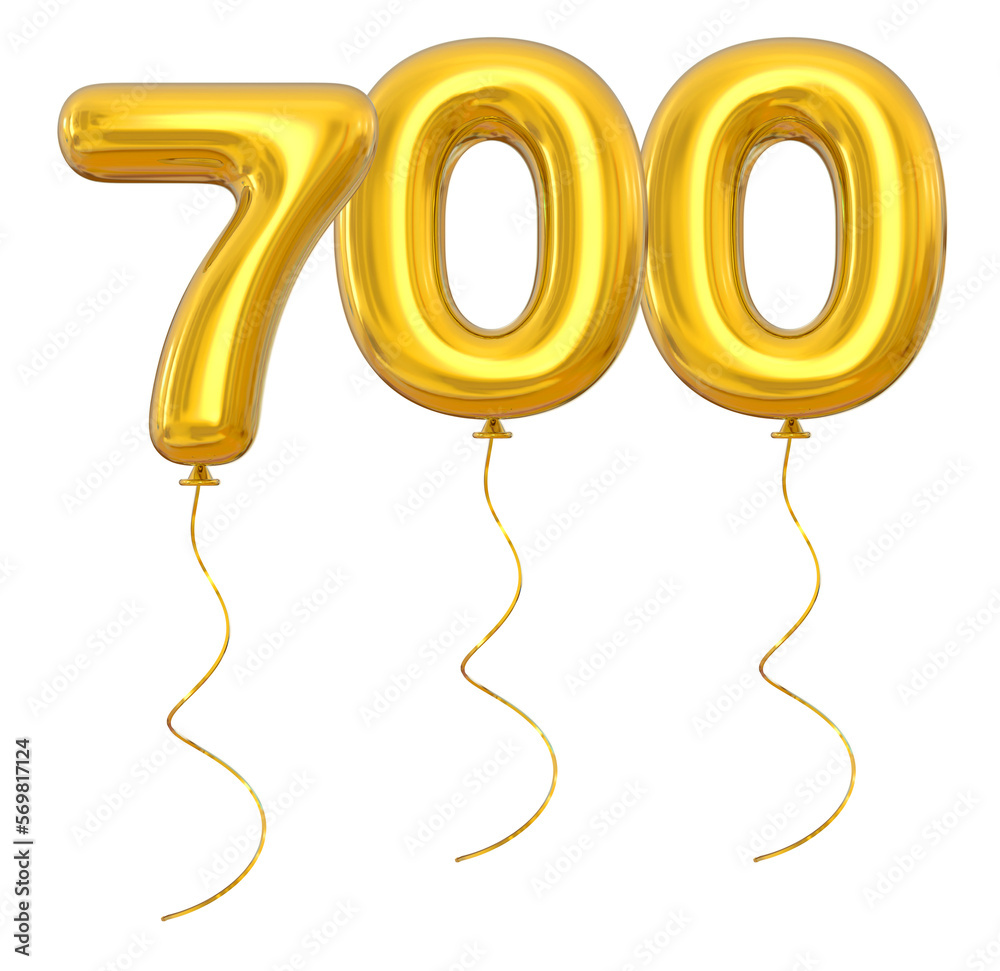 700 Gold Balloon Number Stock Illustration Adobe Stock 700 Gold Balloon Number Stock Illustration Adobe Stock