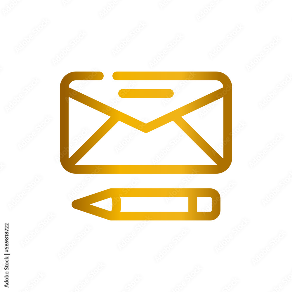 mail gradient icon mail gradient icon
