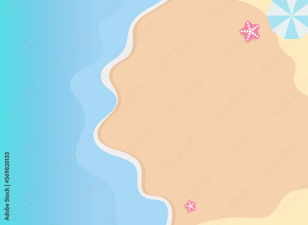 背景 夏 砂浜 海 フレーム 背景 夏 砂浜 海 フレーム