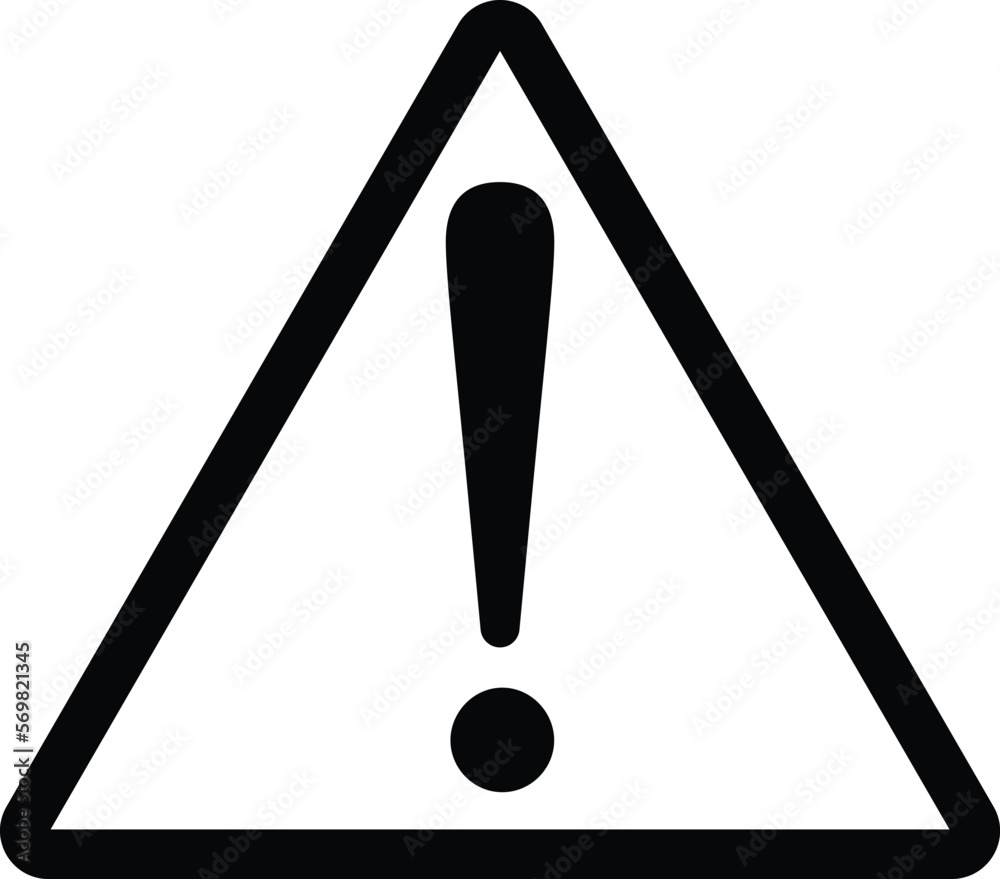 exclamation mark . warning sign . forbidden icon . attention icon ...