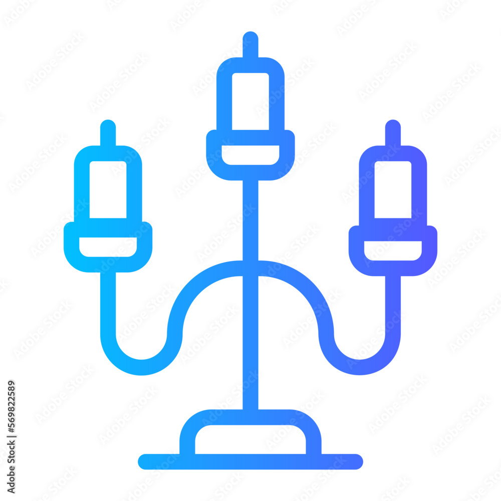 candlestick gradient icon candlestick gradient icon