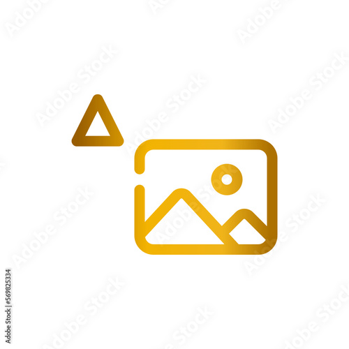 sharp gradient icon