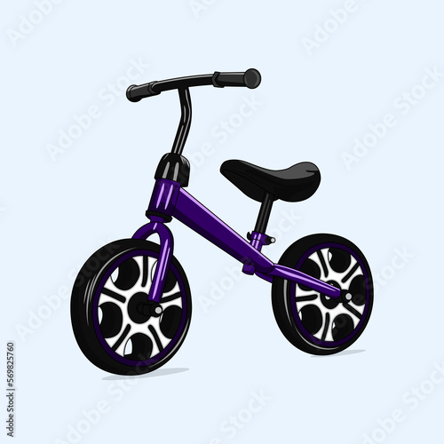 kids bicycle Vector And Illustration © Genk