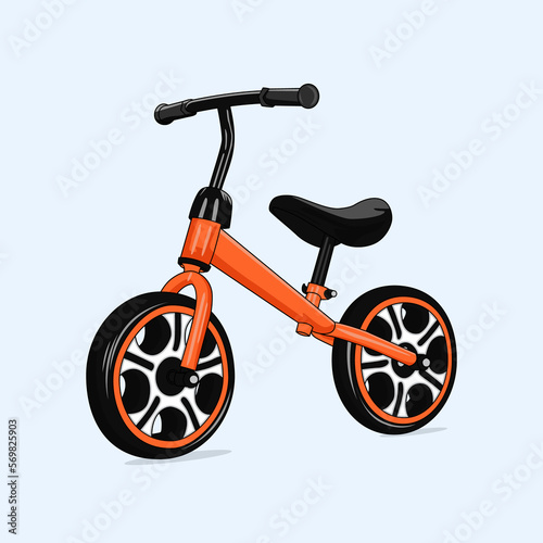 kids bicycle Vector And Illustration © Genk