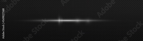 Set horizontal and vertical solar lines. Glowing stripes on a dark background. Light illustration.