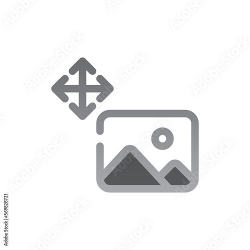 responsive two tone gradient icon