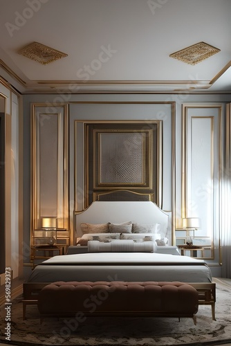 Classic bedroom interior