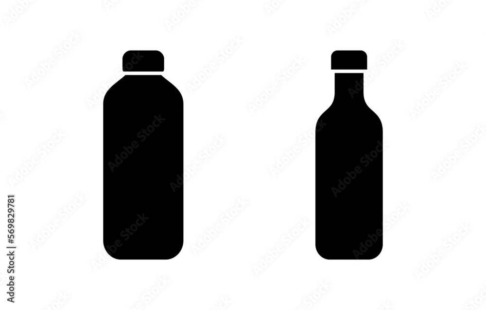 Bottle icon vector illustration. bottle sign and symbol Bottle icon vector illustration. bottle sign and symbol