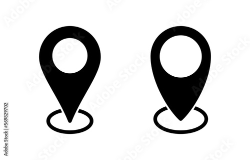 Free Download Address icon vector illustration. home location sign and symbol. pinpoint - GFXLoad