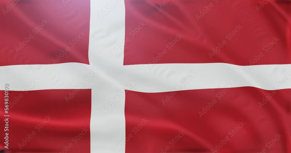 denmark country flag background animation fluttering denmark country flag background animation fluttering