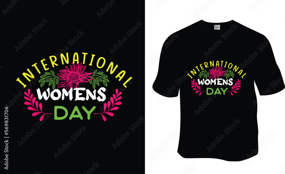 International Women's day, Women's day, Mom lover, 8th march, and strong women's t-shirt design. Ready to print for apparel, poster, and illustration. Modern, simple, lettering.
International Women's day, Women's day, Mom lover, 8th march, and strong women's t-shirt design. Ready to print for apparel, poster, and illustration. Modern, simple, lettering.