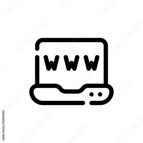 Photography surfing line icon