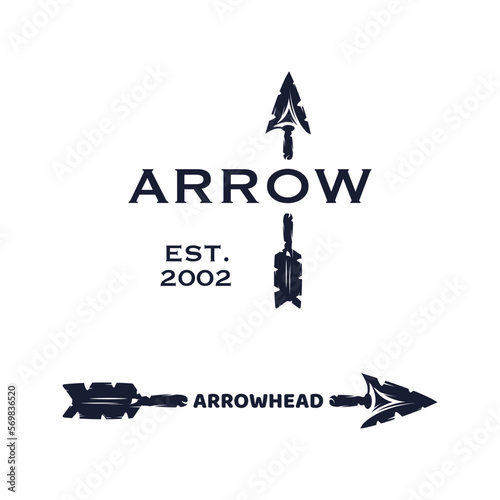 Flat arrowhead symbol company photo