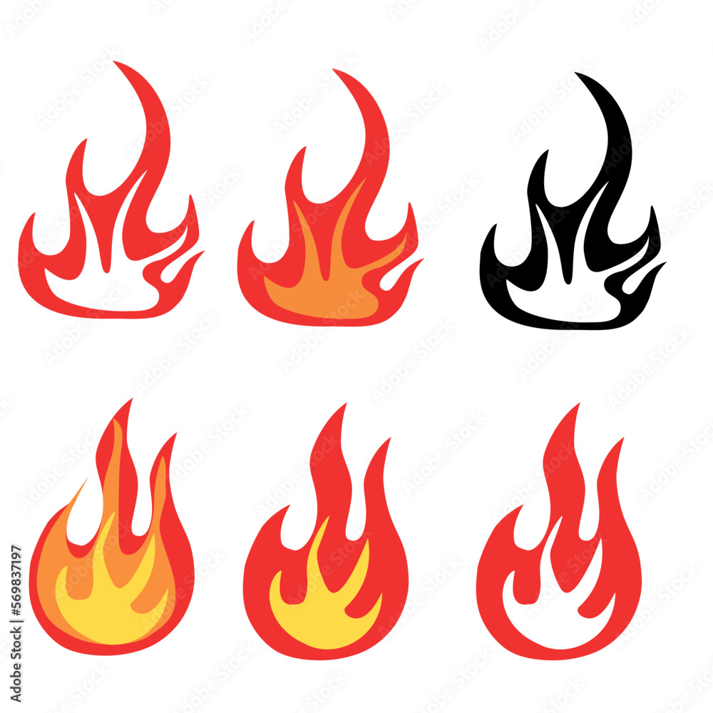 Feuer Flamme SVG Vector Vektor Gefahr Warnung silhouette