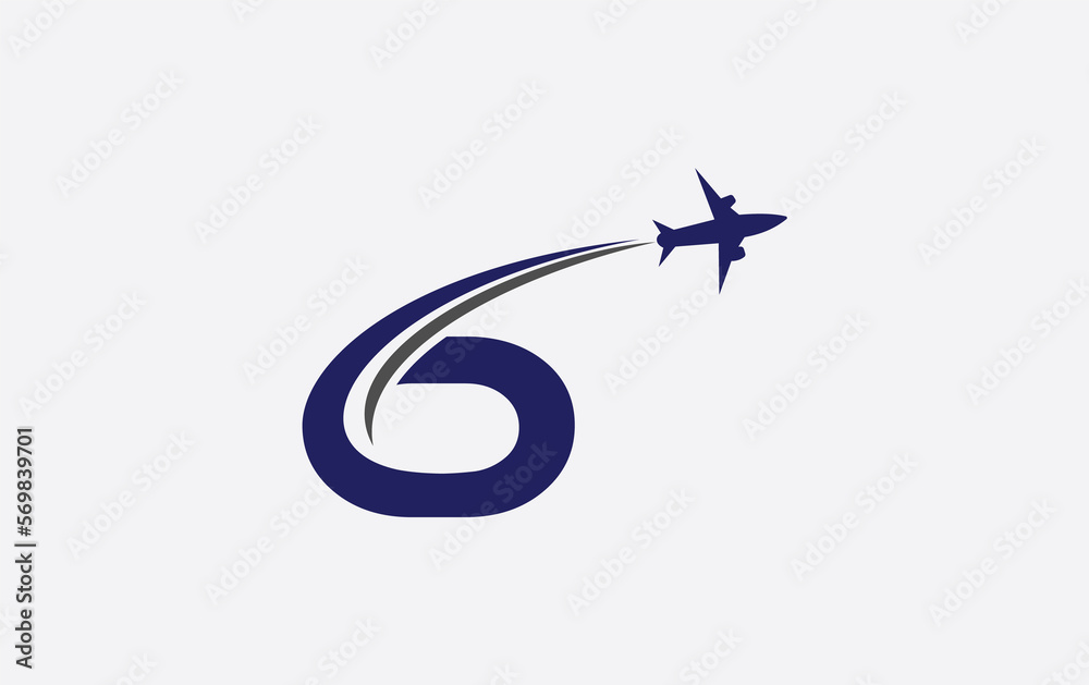 Tour and travel logo design, Airline agency symbol and aviation company monogram Tour and travel logo design, Airline agency symbol and aviation company monogram