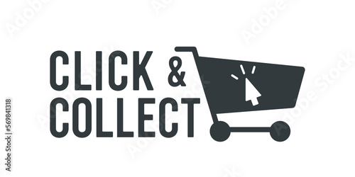 Click and collect symbol PNG illustration