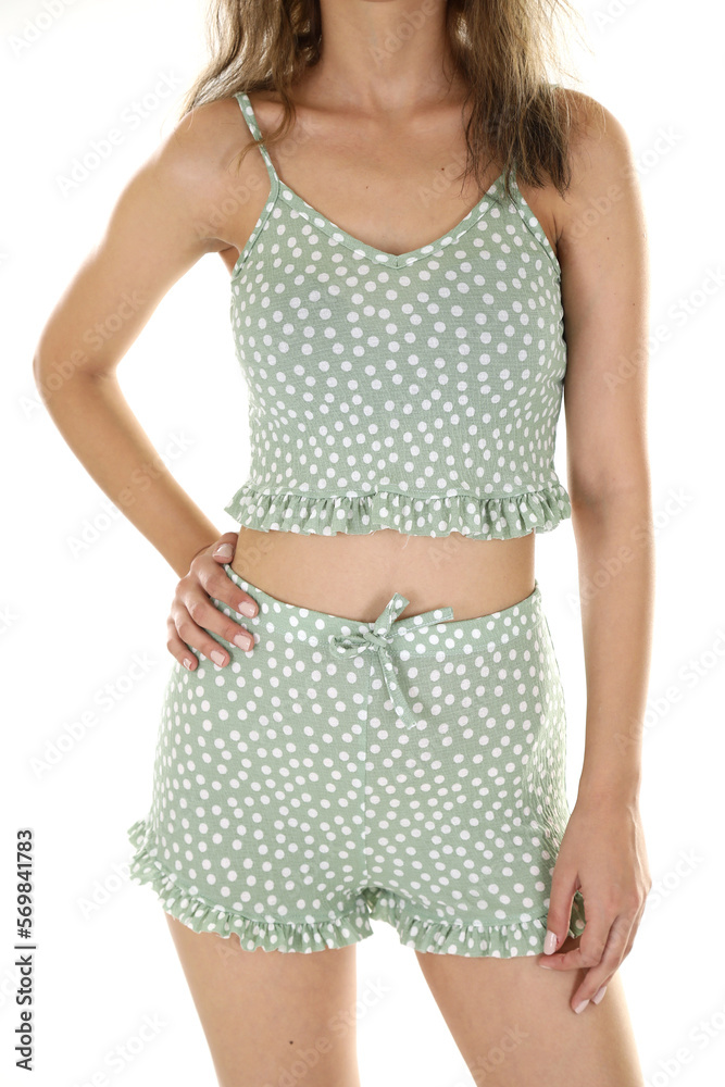 women's shorts and blouse