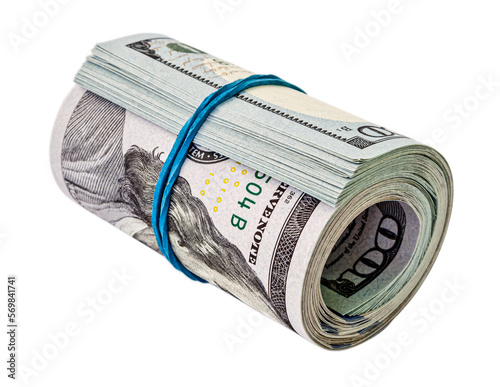 Stack of money dollars isolated. Financial concepts. png transparent